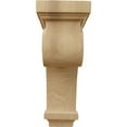 thumbnail image 2 of Ekena Millwork 3 1/4"W x 5"D x 9"H Scroll Corbel, Cherry, 2 of 4