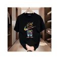 thumbnail image 1 of New unisex round-neck graphic T-shirt, 100% cotton, vibrant patterns, soft and comfortable, perfect for men's spring and summer short-sleeve street ., 1 of 6