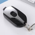 thumbnail image 1 of Mini llavero Power Bank 1500mAh Tipo-C Cargador portátil (Negro para iPhone), 1 of 7