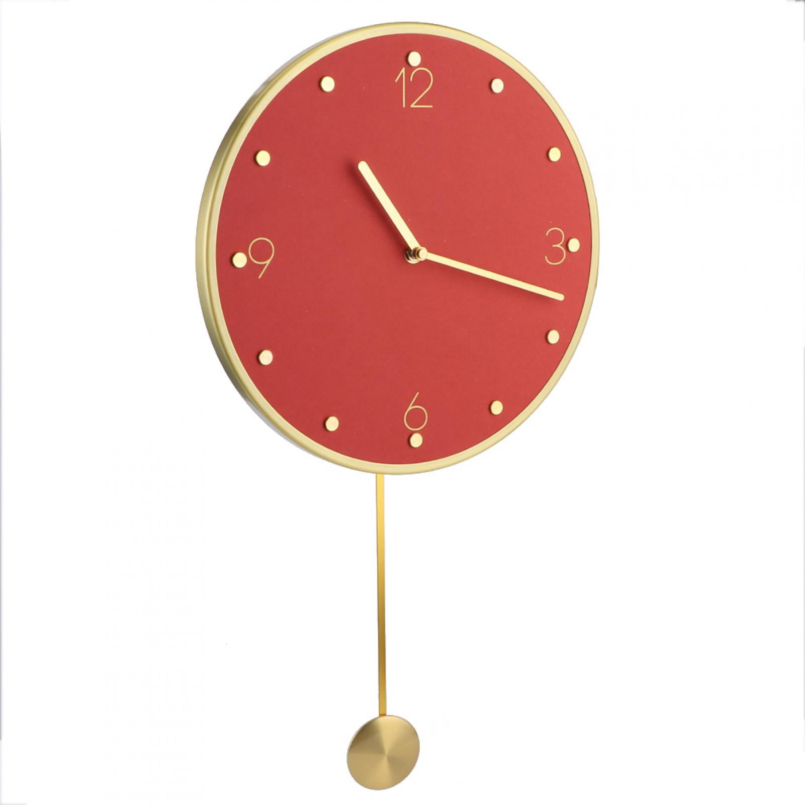 Fugacal Wall Clock, Modern Pendulum Clock, Living Room Study Room Office For Home