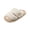 Coffee, variant on Womens Dual Strap Slippers Open Toe Fluffy Plush Winter House Shoes, Warm Thick Non-Slip Bedroom Slides, Plush Home Slippers