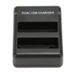 thumbnail image 5 of Indicador LED para dos baterías simultáneamente Cargador de batería de cámara USB dual, 5 of 8