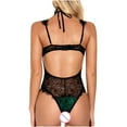thumbnail image 4 of Munlar Robes For Women,Christmas Loungewear For Family,Women's Sexy Underwear Lace Thin Sexy Pajamas Two-piece Nightdress, 4 of 9