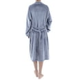 thumbnail image 4 of Feinuhan Women And Men Soft Shawl Collar Long Fleece Side Pockets Unisex Bathrobe, 4 of 7