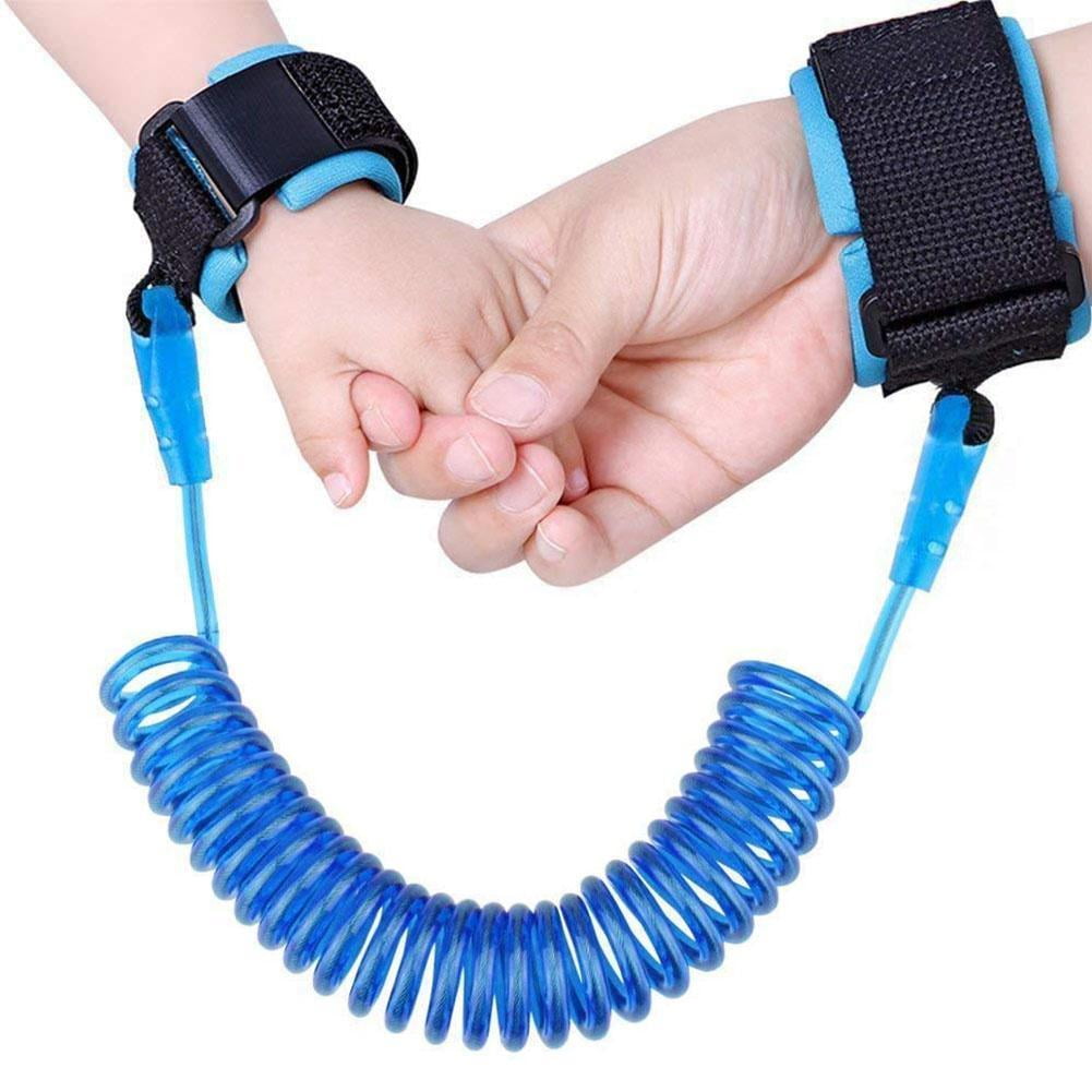 Children's Toddler Adjustable Wrist Link Walking Rein Harness Safety Strap 