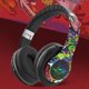thumbnail image 1 of Puntoco Auriculares Bluetooth con diadema Auriculares inalámbricos Bluetooth Graffiti Live Auriculares, 1 of 3