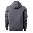 thumbnail image 3 of YABCSAZ Hoodies for Men Casual Solid Color Pullover Long Slevee T Shir Tops Round Neck Loose Fleece Sweatshirt Hooded Pullover Athletic Shirts with Pockets Workout Fall Winter Outfits, 3 of 8