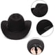 thumbnail image 4 of Unisex Cowboy Hat, Western Hat For Men Cowboy Felt Hat Adjustable Outdoor Hat, 4 of 5