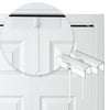 Safety Innovations Deluxe Bi-Fold Door Lock with Extension Wands for Childproofing, Clear, 2 Piece