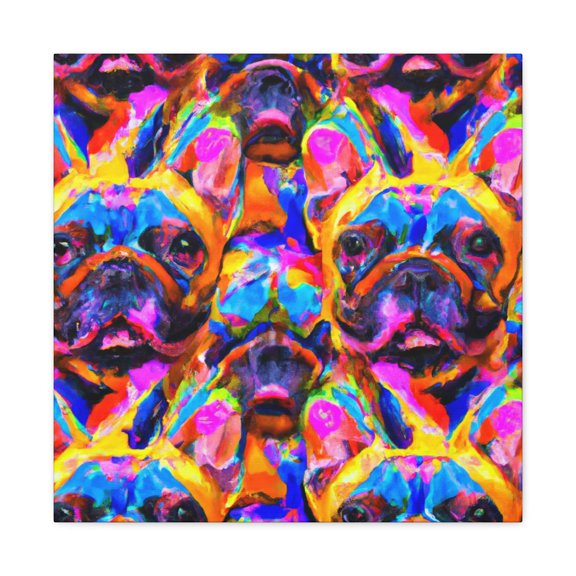 Frenchie in Fauvism - Canvas