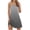 Gray, variant on Qiopertar Women's Casual Ombre Print Sleeveless Halter Tie Dress Round Neck Tank Dress Summer Beach Vacation Party Fashion, Purple XL