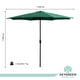 thumbnail image 3 of Sombrilla Para Exterior Jardin Playa 3 Mts Acero Reforzada verde Sky Green HJSB30140001, 3 of 8