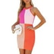 thumbnail image 4 of Cismea - Mini Vestido de Verano sin Mangas con Cuello Halter para Mujer Cismea  falda, 4 of 7