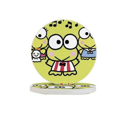 

Keroppi Diatomaceous Earth Coaster Diatomite Drink Coasters Water Absorbent Coaster Quick Drying Large Absorbent Kitchen Round W10 X D10 X H0.9 Cm (1 2 4 6 Pack)