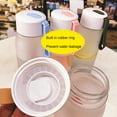 thumbnail image 7 of Walbest 560ml Gradient Elk Frosted Plastic Water Bottle Wide Mouth Leak-proof Water Cup, Portable Couple Space Cup, 7 of 7