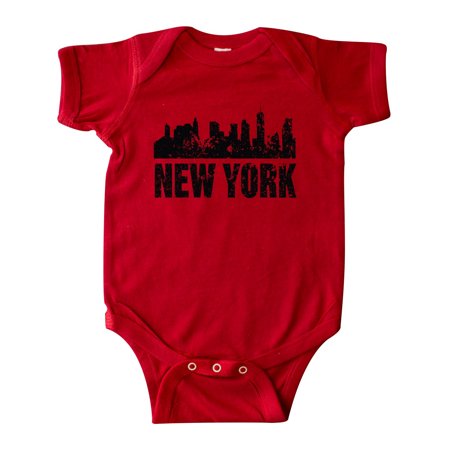 

Inktastic New York Skyline Grunge Gift Baby Boy or Baby Girl Bodysuit