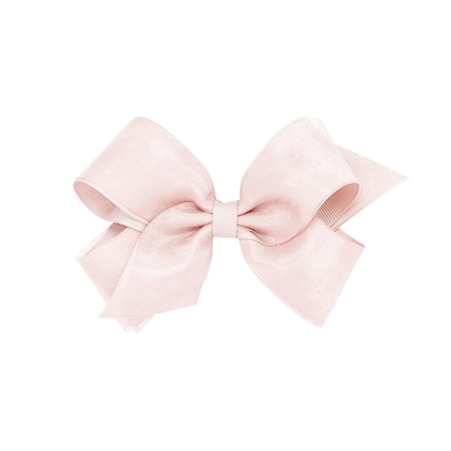 Moño Extra Chico de Organza Wee Ones Fucsia 5