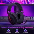 thumbnail image 3 of Auriculares inalámbricos para juegos Redragon H888 7.1 Surround Sound, 3 of 7