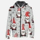 thumbnail image 4 of Chaqueta de Navidad Para Hombre Abrigos de Invierno Traje Cremallera Casual Con Capucha Falso Dos Abrigos de Celosía Gruesos Sueltos Odeerbi ODB195170, 4 of 5