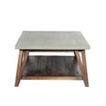 thumbnail image 5 of Alaterre Brookside 48"W Wood and Concrete-Coated Top Wood Coffee Table, 5 of 16