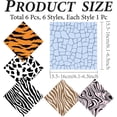thumbnail image 2 of 6 Packs Glasses Cleaning Cloth Microfiber Cloth Soft Multicolor Cleaner Glass Reusable Thicken Wipes Cloth for Eyeglasses Camera Cell Phone Lens Screens Glasses 6.1x6.1 Inch Abstract, 2 of 9