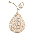 thumbnail image 1 of jifeng Fruit Statue Art Crafts ,Handmade Shiny Rhinestone Figurines for Entrance Hotel Pear, 1 of 7