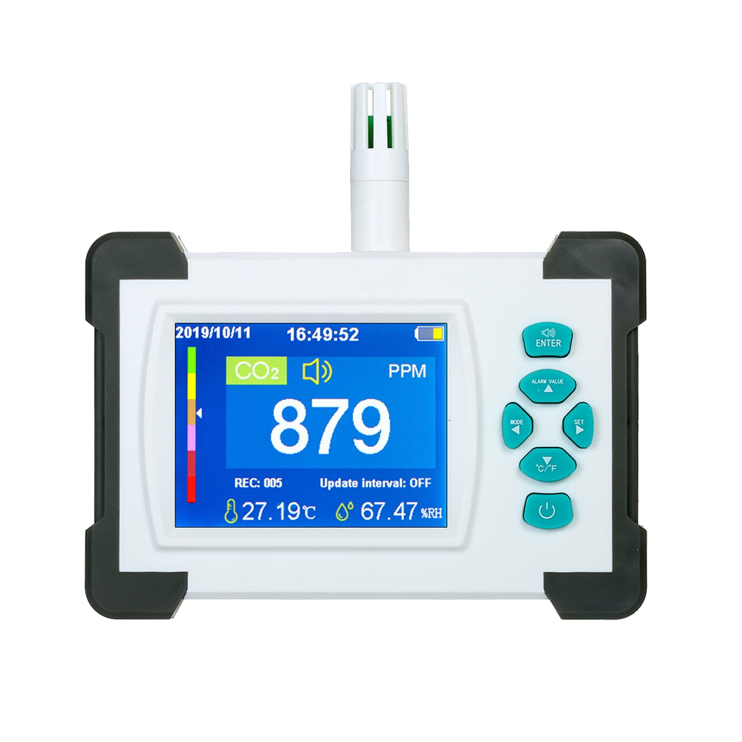 CO2 Meter Air Quality Monitor 400-5000 PPM Sensor Carbon Dioxide Detector E8B7 