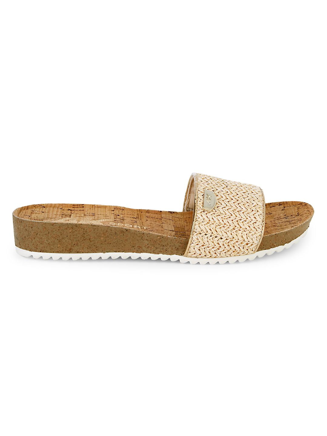 anne klein qtee wedge slide sandals