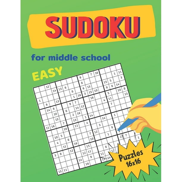 Sudoku for Middle School: Easy Sudoku For Middle School Puzzles 16x16 : Math riddles book for Teens, smart gifts for Boy & Girl, worksheet and answer ...