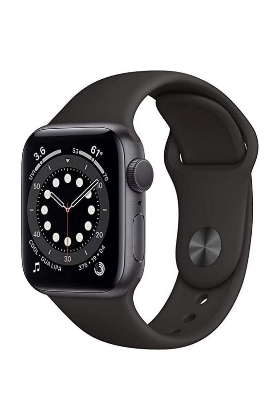 Pre-Owned Used Apple Watch Series 6 40MM Space Gray - Aluminum Case - Black Sport Band