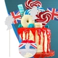 thumbnail image 1 of TIMIFIS Home Decor Queen's Anniversary Party Decoration Cake Insert 16PCS DecorFall, 1 of 7