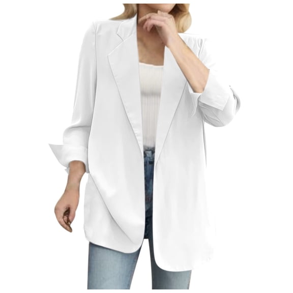 Women Chiffon Thin Loose Spring Summer Autumn Casual Work Jacket