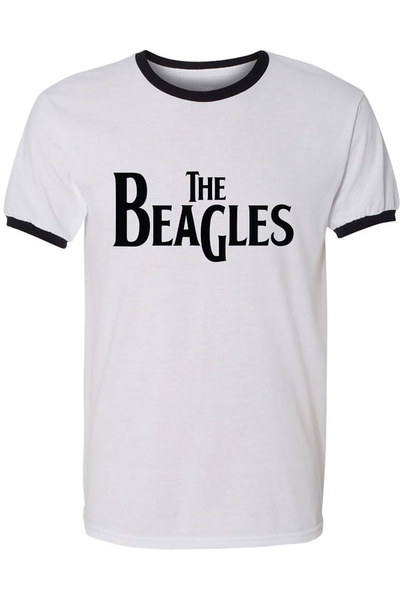 The Beagles Adult Short Sleeve Ringer T-shirt