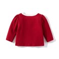 thumbnail image 2 of Eashery Girls and Toddlers' Lightweight Jacket Hoodie Coat Fall Winter Outwear Fall Winter Pullover Tops Jackets for Kids (Red,3-6 Months), 2 of 5