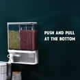 thumbnail image 4 of Cereal Dispenser Wall Mounted Dry Food Container Storage Organizer For Kitchen, 4 of 6