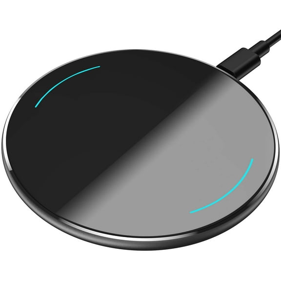 TOZO 2025 Upgraded Wireless Charger 15W Max Fast Wireless Charging Pad Compatible with iPhone 16/16 Plus/16 Pro Max /15/14/13/SE/12 Series, Samsung Galaxy S24/S23/S22 Series (No AC Adapter)