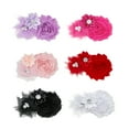 thumbnail image 6 of (3 pack) Offray Accessories, Lavender Satin Tulle with Gem Flower Cluster, 1 Each, 6 of 7