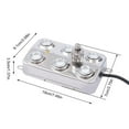thumbnail image 2 of Ultrasonic Mist Maker 6 Heads Fogger For Water Fountain Pond with Power Supply, 2 of 12