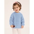thumbnail image 3 of Usaibhir Toddler Baby Girl Boy Knit Sweater Round Neck Long Sleeve Pullover Sweatshirt Fall Winter Clothes 9M-4T, 3 of 8