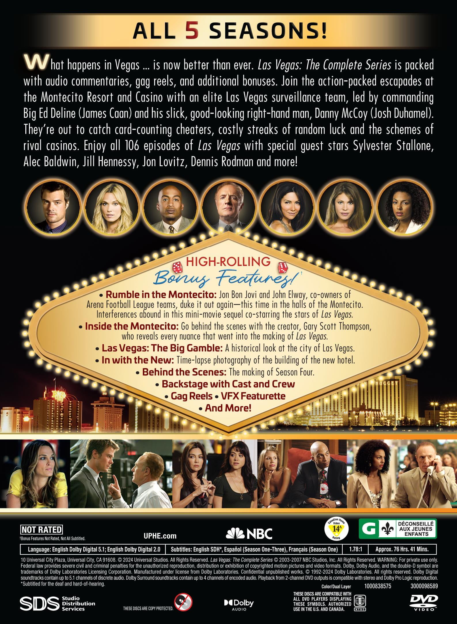 SDS Las Vegas The Complete Series DVD Drama Crime 106 Episodes