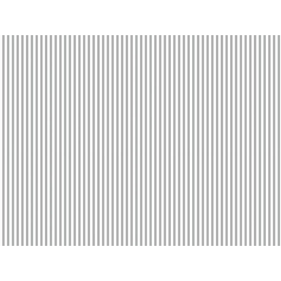 Pack of 1, Silver Stripe Wrapping Paper Roll 24" x 417' For Party, Holiday & Events, Made In USA