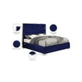 thumbnail image 2 of Lexi Navy Velvet Queen Bed-Color:Navy Velvet,Style:Contemporary, 2 of 3