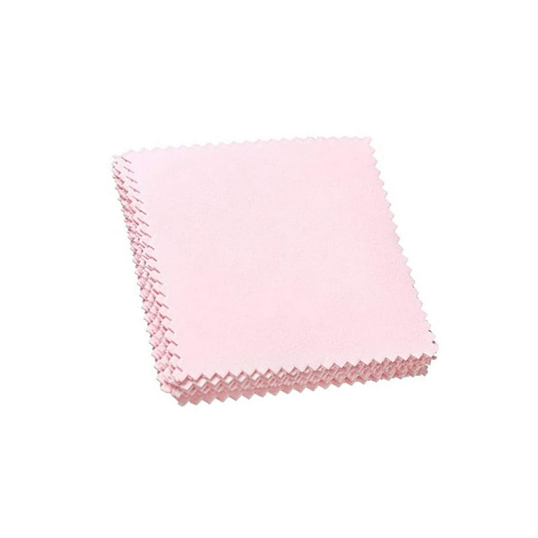 10 Pcs Jewelry Cleaning Cloth - 8x8cm Silver Polishing Cloth for