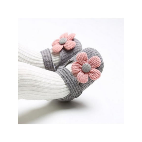 Lovely Baby Shoes Autumn Newborn Girl Anti-Slip Casual Walking Shoes Flower Sneakers Soft Soled First Walkers 0-18M