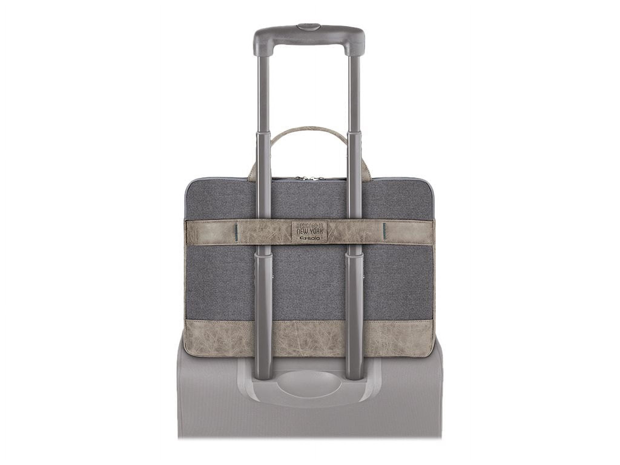 Solo New York Pilot Slim Padded Laptop Briefcase