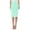 Blue, variant on Women's Polka Dot Elastic Waistband Stretch Pencil Midi Skirt