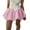 Pink, variant on Rdhnmea Women Girls Y2k Bubble Mini Skirt Low Waist Pleated Puffy Short Lantern Skirts A-Line Ruffle Flared Balloon Skirts Club Streetwear