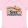 thumbnail image 4 of Inktastic Nevertheless, She Persisted with Flowers Boys or Girls Baby Bodysuit, 4 of 5