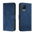 thumbnail image 1 of Leather Magnetic Closure Case with Flip Wallet Stand Function Cover compatible Oppo A55 5G Cheap and fine, 1 of 5
