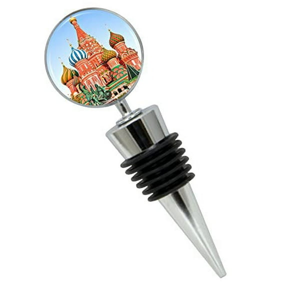 St. Basil Moscow Wine Bottle Stopper In Gift Box, Perfect For House Warming Gift